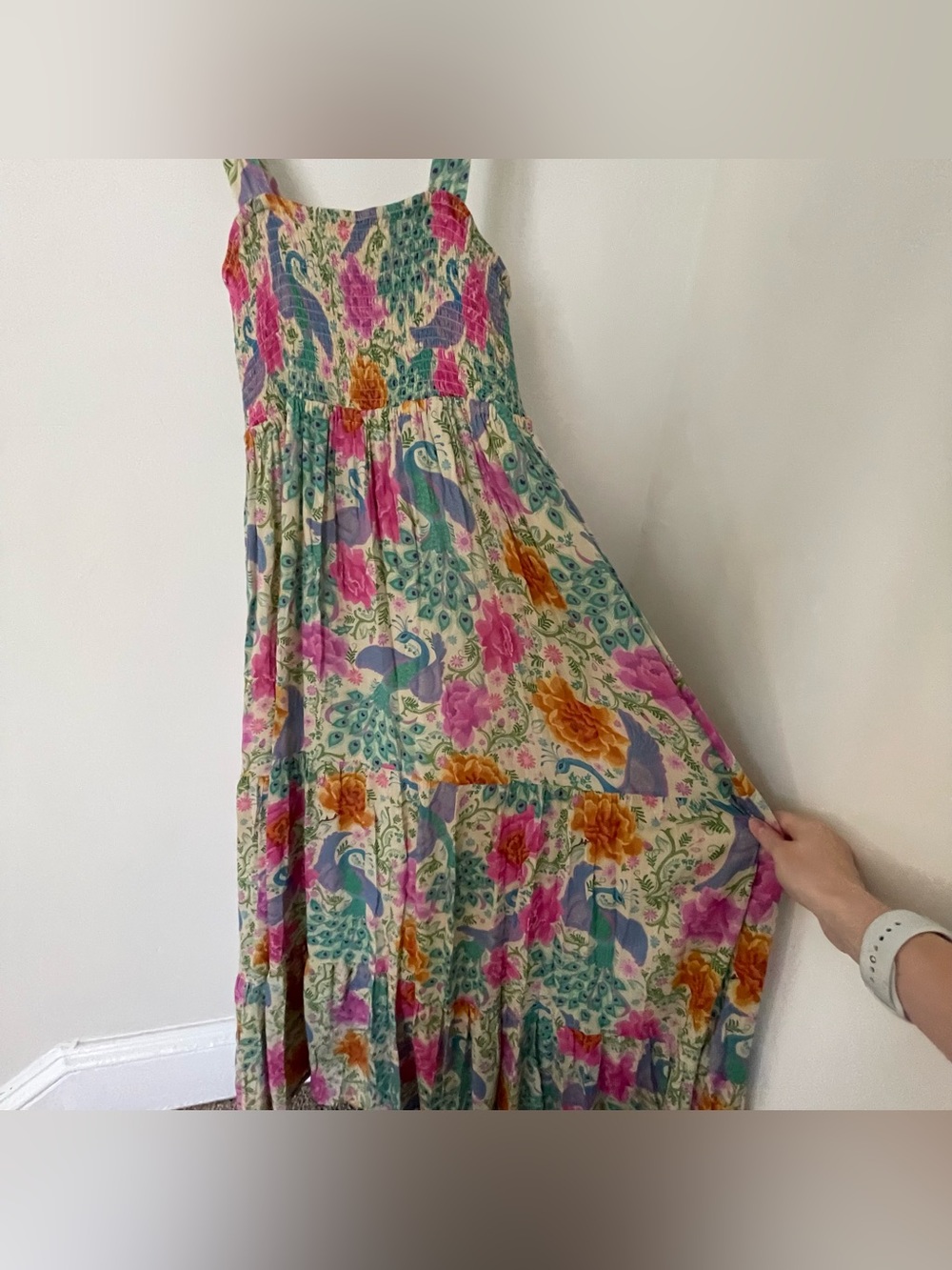 SPELL Bohme Strappy Maxi Dress in Spring medium $282 - Picture 4 of 7